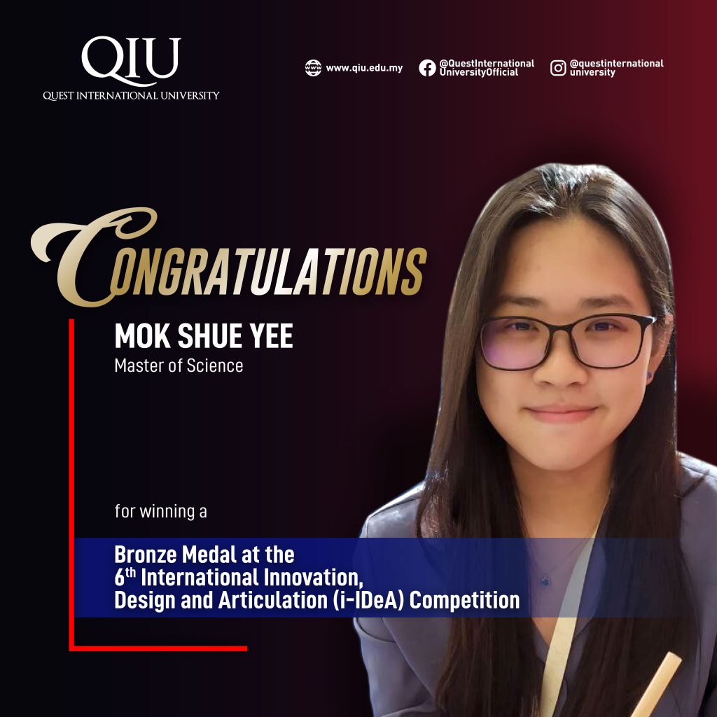 mok shue yee wins bronze for QIU